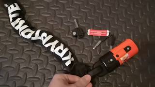 Kryptonite evolution bike chain lock review [upl. by Deming]