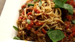 How To Make Spaghetti Bolognese  The Bombay Chef  Varun Inamdar [upl. by Sama]