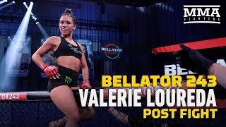 Bellator 243 Valerie Loureda Felt Disrespected by Her Opponent  MMA Fighting [upl. by Gerrilee]