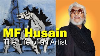 Discover the Masterpieces of M F Husain A Tribute to Indias Art Legend  Art History School [upl. by Maxia]