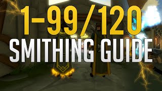 Runescape 3  199120 Smithing guide 2020 [upl. by Eilsehc]