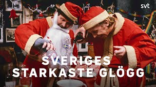 Sveriges starkaste glögg  Albert och Herbert firar jul  SVT [upl. by Kcirdlek]