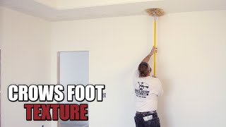 EASY How to Crows Foot a Ceiling [upl. by Gipps]