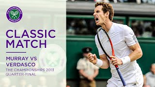 Andy Murray vs Fernando Verdasco  Wimbledon 2013 Quarterfinal  Full Match Replay [upl. by Imtiaz183]