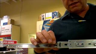 Assemble drawer rails for file cabinet [upl. by Benjy]