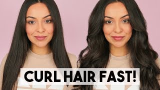 HOW TO CURL LONG HAIR FAST  TrinaDuhra [upl. by Nazler]