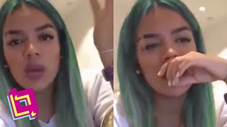 Karol G confiesa que terminó con Anuel  Instagram Live Video Completo [upl. by Anialam]