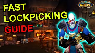 Fast 1300 Rogue Lockpicking Guide  Classic WoW [upl. by Aleek]