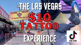 The Famous 10 Tattoo Shop in Las Vegas Thanks TikTok  CPsays [upl. by Aysa]