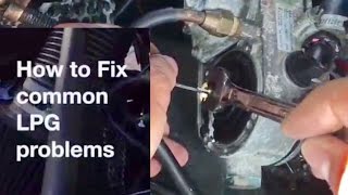 How to Fix Common LPG Problems  Vaporiser  Reducer Injectors [upl. by Ahseital]