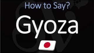 How to Pronounce Gyoza CORRECTLY [upl. by Wittie]