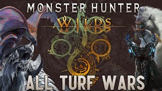 Every Monster Hunter Wilds Turf Wars  Part 1 [upl. by Icam]