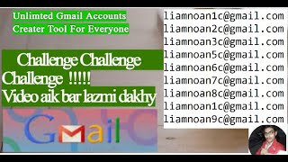 Unlimited Gmail Account Creator Tool  How To Create Unlimited Gmails  Challenge Video it4task [upl. by Amre]