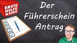 Der Führerscheinantrag  Straßenverkehrsamt  Antrag [upl. by Jecon]