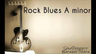 Rock Blues Backing Track in A minor [upl. by Ainot]