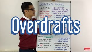 Overdrafts  Sources of Finance [upl. by Aihsoek]