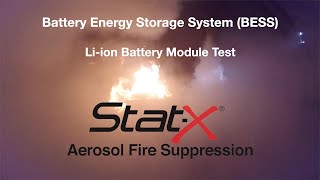 StatX® Fire Suppression for ESS and BESS [upl. by Nagorb]