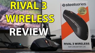 Steelseries Rival 3 Wireless Gaming Mouse Review  Budget Friendly RGB Enabled [upl. by Harima]