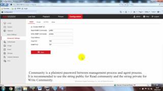 How to configure SNMP on a Hikvision Device  Simple Network Management Protocol [upl. by Etta]