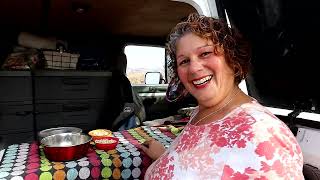 Van Tour Solo Woman Living Cheap in a Dodge Van [upl. by Doownel]