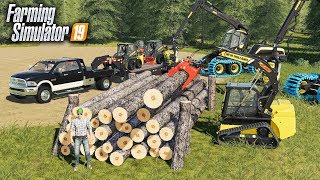 Starting From Scratch  No Mans Land 1 Farming Simulator 19 Timelapse [upl. by Ajnek]