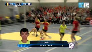 World Korfball Championships 2015  Belgium v Chinese Taipei  Extended Highlights [upl. by Aynatahs]