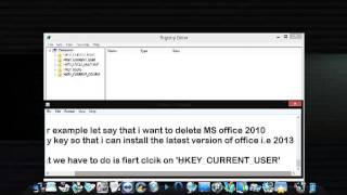 How to Delete Software registry keys from System registry on windows [upl. by Ajile560]