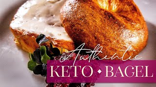 Authentic Keto Bagel No Almond Flour or Cheese in dough [upl. by Coh]