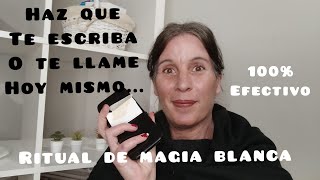 Haz que te llame y te escriba hoy mismo ritual de magia blanca100 efectivo pruébalo [upl. by Dash]