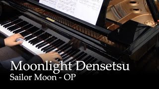 Moonlight Densetsu  Sailor Moon OP Piano [upl. by Nomrah]