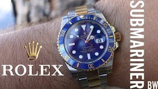 Rolex Submariner Review  116613LB  Two Tone Bluesy [upl. by Asimaj]