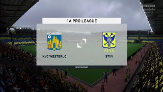 FIFA 23  KVC Westerlo vs St Truiden  Molton Road  Gameplay [upl. by Raddi]