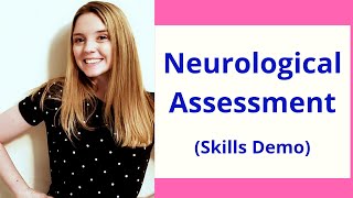 NEUROLOGICAL ASSESSMENT SKILLS DEMO [upl. by Shaper]