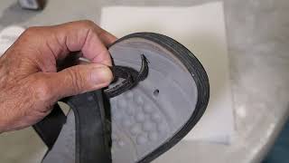 How To Repair CROCS Broken Toe Strap  Easy CROCS Repair [upl. by Ittocs294]