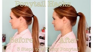 3 Ways To Get A Perky Ponytail [upl. by Idas]