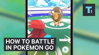 How to battle in Pokemon GO [upl. by Zysk]