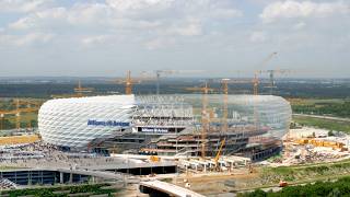 Allianz Arena Munich Germany time lapse  panTerra [upl. by Eveneg]