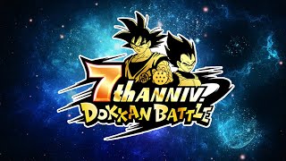 Dragon Ball Z Dokkan Battle  7th Anniversary Title Screen OST Extended [upl. by Ert]