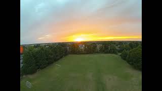 FPV Drone  Sunset over Impington [upl. by Elsilrac]