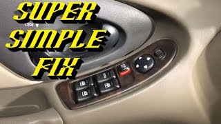 Chevrolet Malibu Window Switch Diagnosis and Replacement [upl. by Alfonzo398]