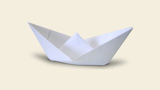 como hacer un barco de papel fácil y rápido [upl. by Ladnyk]