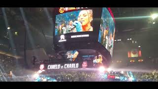 US National anthem prior to Canelo vs Charlo in Las Vegas [upl. by Kerby]