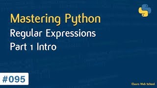 Learn Python in Arabic 095  Regular Expressions Part 1 Intro [upl. by Mikkel]