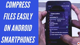 How to easily compress files on Android Smartphone [upl. by Nagol]