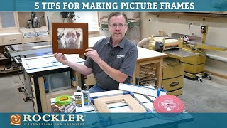 5 Tips for Making Picture Frames [upl. by Hamner613]