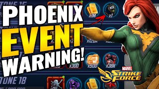 EVENT BUGS COMPENSATION COMING Phoenix Force Clarification  Marvel Strike Force [upl. by Wachter]