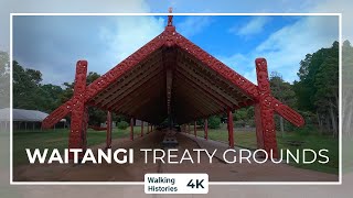 Waitangi Treaty Grounds  Aotearoa New Zealand History Walking Tour 4K [upl. by Pastelki]