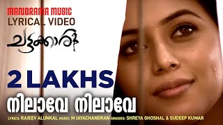 Nilaave Nilaave  Video Lyrical  Chattakkari  Shreya Ghoshal  M Jayachandran  Lyrics Video [upl. by Leorsiy]