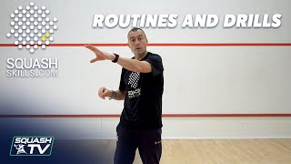 Squash Coaching Routines and Drills [upl. by Dyolf]