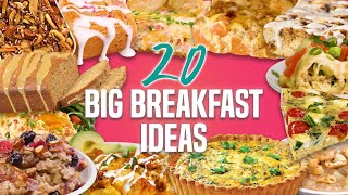 20 Breakfast Recipes for a Crowd  Holiday Breakfast and Brunch Recipe Compilation [upl. by Kristine464]